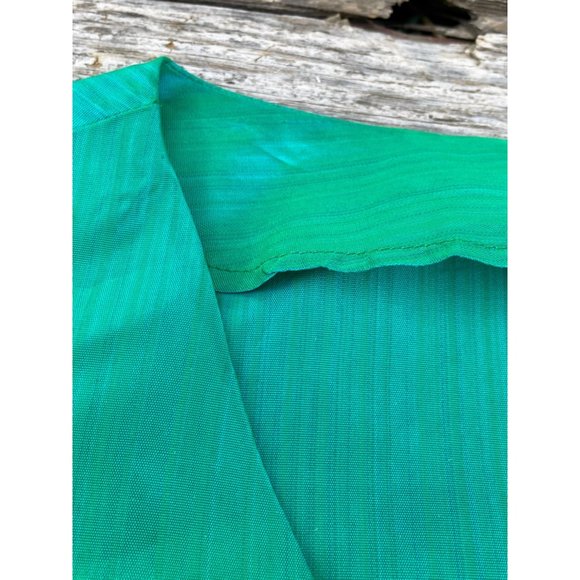 Vintage Boys Shiny Green Taffeta Vest - Picture 4 of 11